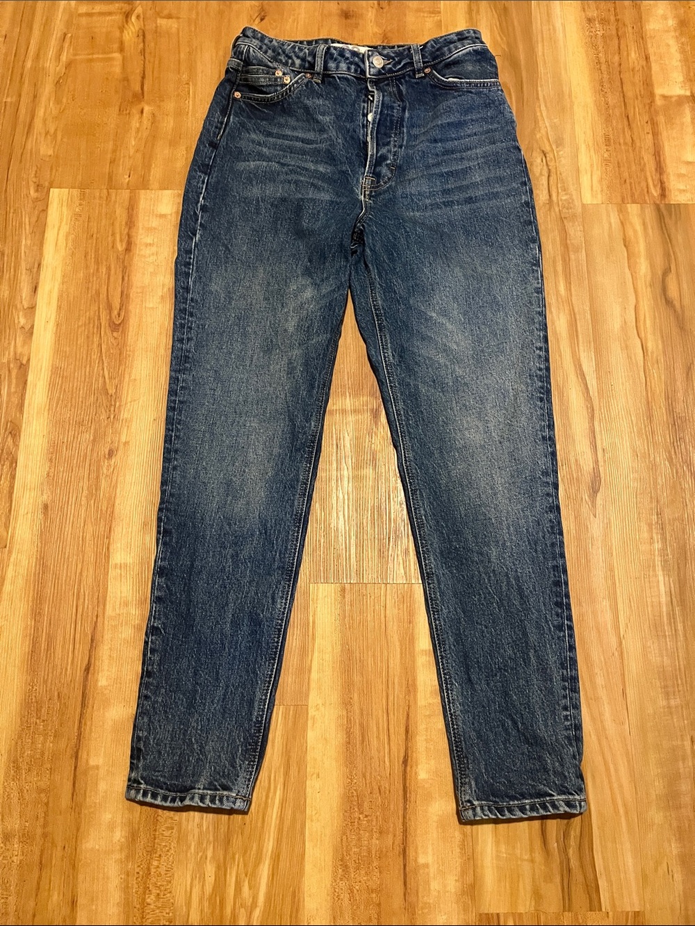 We The Free Women's Straight-Leg Jeans in Dark Blue